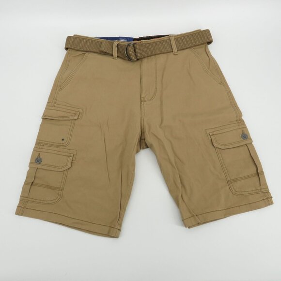 Iron Co Mens Stretch Cargo Brown Boardwalk Shorts Size 32 NWT $48 - Picture 4 of 5
